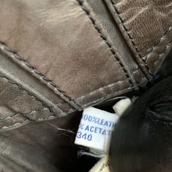 Raffaelo Golden Collection Vintage Leather Jacket - Picture 9 of 10